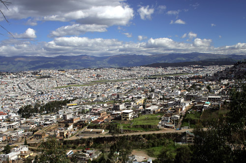 Quito from road to Yanacocha