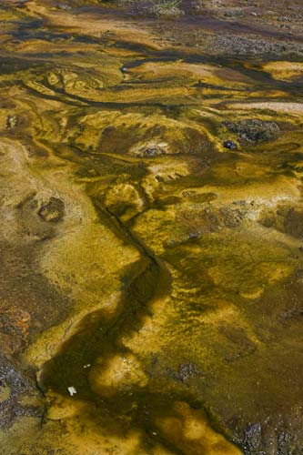 Colourful stream, Geysir