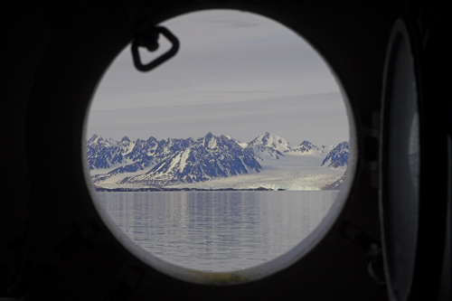 View through a port hole