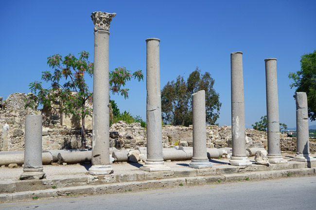 Pillars, Roman ruins, Side