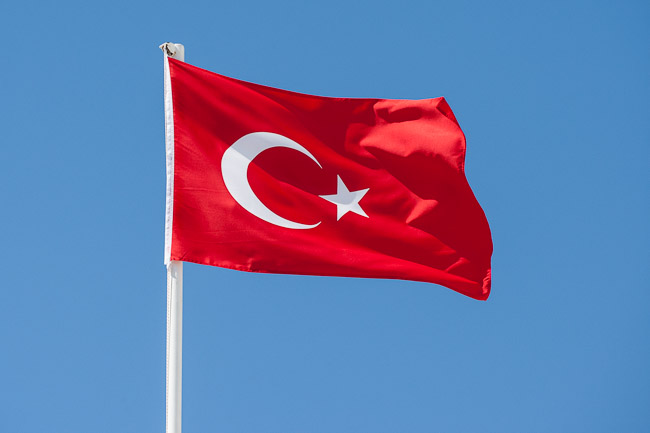 Turkish flag, Kumkoy