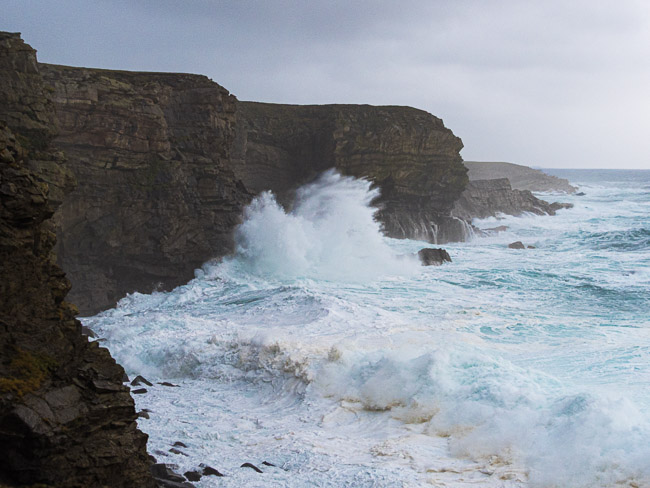 Waves at Huxter, Sandness, Shetland